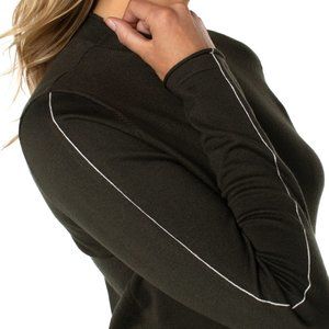 Charcoal Liverpool Mock Neck Sweater